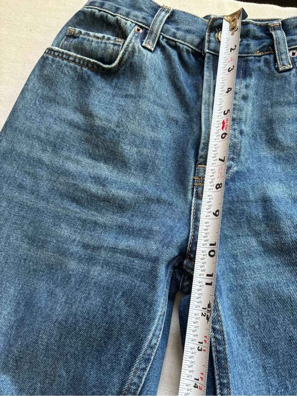 Free People High Rise Holly Bootcut Full Length Jeans Medium Wash Size 26